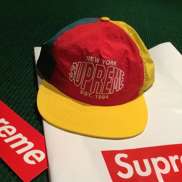 supreme pinwheel nylon 5 panel